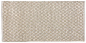 Tapete de juta creme 80 x 150 cm AKBEZ Beliani