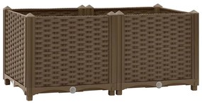 Canteiro elevado 80x40x38 cm polipropileno