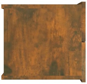 Mesa cabeceira 40x30x30 cm derivados de madeira carvalho fumado