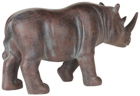 Figura decorativa castanha escura 17 cm GORKHA Beliani