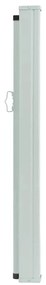 Toldo lateral retrátil para pátio 120x500 cm creme