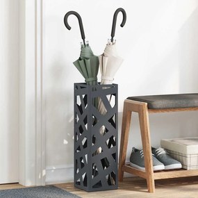 vidaXL Suporte para Guarda-chuva Antracite Metal Médio Durável