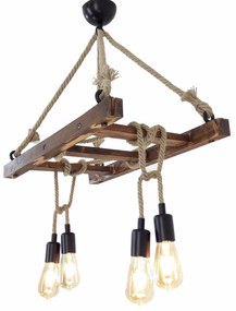 Chandelier Merdiven – Walnut – 80 x 34 x 60 cm