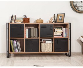 Console Cosmo – Atlantic Pine Black – 164x89x35 cm