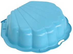 Caixas de areia 2 pcs 77x87x21cm plástico azul