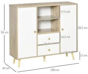 Aparador Évora de 100 cm - Design Nórdico
