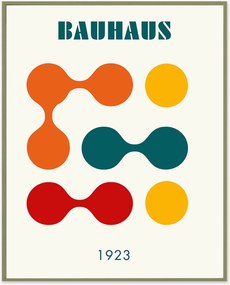 Impressão digital emoldurada Bauhaus