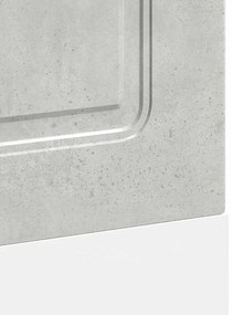 Painel máquina lavar louça Kalmar 60x1,5x67 cm cinza cimento