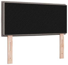 Cabeceira vidaXL Design Linhas Taupe 80 cm Tecido