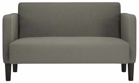 Sofá-luvas 109 cm tecido corduroy cinzento-claro