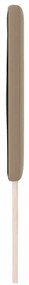 Cabeceira vidaXL Design Simples Cappuccino 200 cm em Couro Sintético