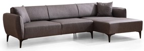 Sofá de Canto Belissimo – Cinzento Escuro – 270 x 140 cm