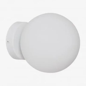 Luminária De Parede Tradicional Em Aço Inoxidável Uvol Com Bola De Cristal Branco - Sklum