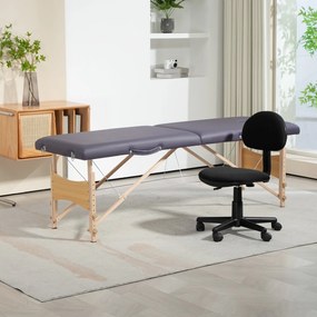 Marquesa de Massagem Dobrável Mesa de Massagem Portátil com Apoio para