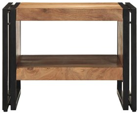 Mesa de centro 50x50x38 cm madeira de acácia maciça