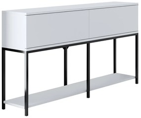 Conjunto de Mobiliário de Sala de Estar Lord – Preto e Branco – Medida