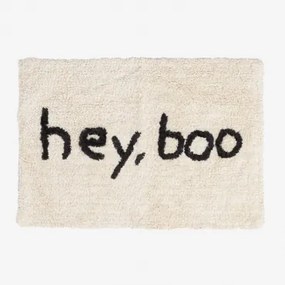 Tapete De Banho 60x40 Cm Em Algodão Heyb Crema - Sklum