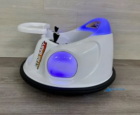 Carrinho de Choques elétrico para crianças Autogiro 12V Eléctrico Branco