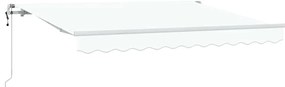 Toldo Retrátil Manual Branco 350x200 cm 350 x 200 cm 3.5 x 2 m