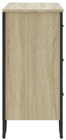 Cómoda 91x35,5x74,5 cm derivados de madeira carvalho sonoma
