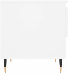 Mesas de centro 2 pcs 50x46x50 cm derivados de madeira branco