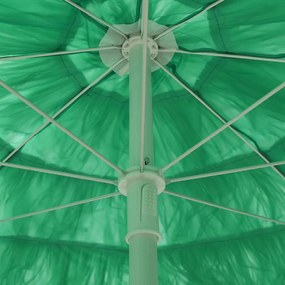 Guarda-sol de praia Hawaii 180 cm verde