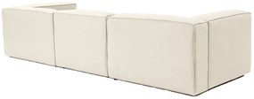 Sofá de 3 Lugares Fora – Ecru – 297x66x105 cm