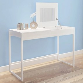 vidaXL Mesa toucador branca