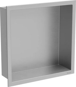 Mexen X-Wall-R prateleira embutida com flange 30 x 30 cm, inox - 1910303010