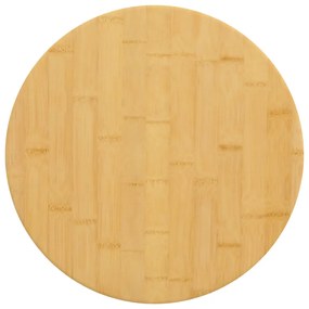 vidaXL Tampo de mesa Ø30x1,5 cm bambu