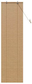 Persianas e Sombras de Janela Marrom Claro 60 x 220 cm Bambu