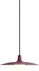 Candeeiro suspenso retro roxo para sistema de calhas monofásico - Slimline Panzi