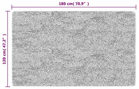 Tapete lavável antiderrapante 120x180 cm multicor