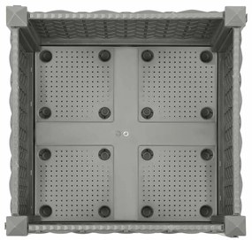 Canteiro elevado 40x40x23 cm polipropileno