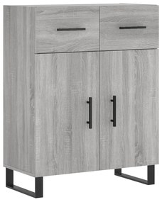 Armário alto 69,5x34x180 cm derivados de madeira sonoma cinza