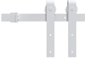 Porta Deslizante com Conjunto de Ferragens 'ORKDAL'Madeira Sólida Bran