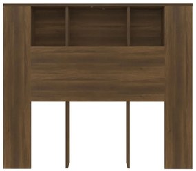 Armário de cabeceira 120x18,5x102,5 cm carvalho castanho