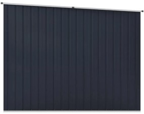 Abrigo de jardim 195x198x159 cm aço galvanizado antracite