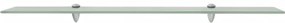 Prateleiras flutuantes 2 pcs vidro 90x10 cm 8 mm