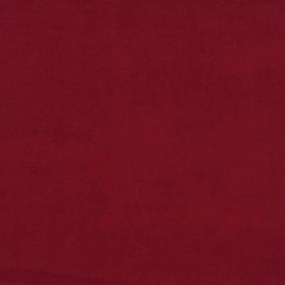 Cadeiras de jantar giratórias 2 pcs veludo vermelho tinto