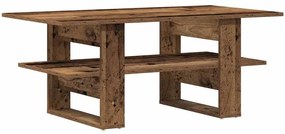 Mesa de centro 102x55x42 cm derivados de madeira madeira velha