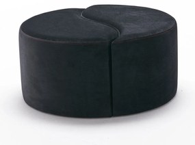 Pouffe Alis Puf – Anthracite/Pink – 80x40x80 cm