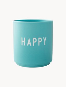 Caneca de design Favourite Happy com inscrição