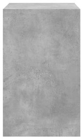 Sapateira 60x42x69 cm derivados de madeira cinzento cimento