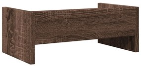 Suporte monitor 42x24x16 cm derivados madeira carvalho castanho
