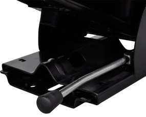 Assento de trator com suspensão, preto