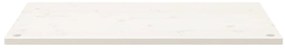 Tampo de secretária 100x60x2,5 cm pinho maciço branco