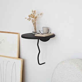 Prateleira Leo – Preto Antracite – 35x35 cm
