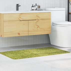 Tapete de Banho Retangular Verde 70x120 cm Polipropileno Antiderrapante