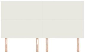 Cabeceira vidaXL Design Liso Creme 180 cm Tecido de Corduroy